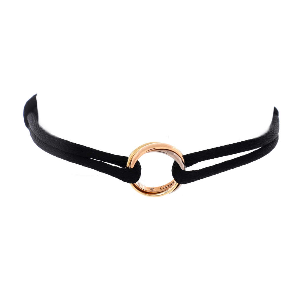 Cartier Trinity On Cord Bracelet